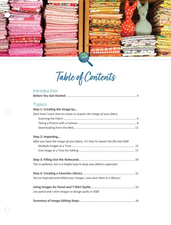 A Deep Dive into Electric Quilt 8: Fabrics, Panels & Photos
