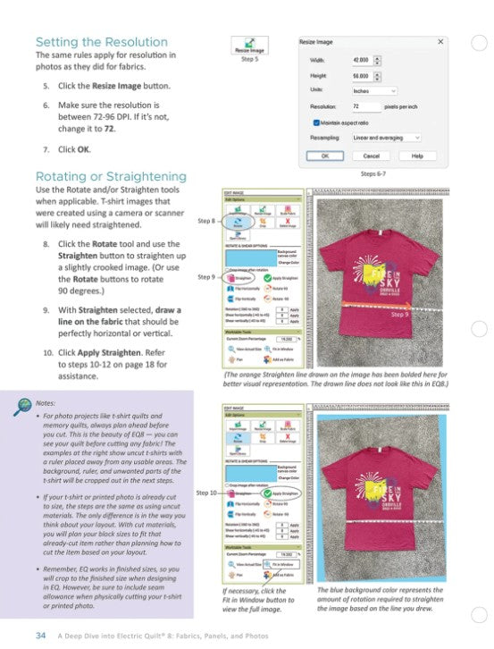 A Deep Dive into Electric Quilt 8: Fabrics, Panels & Photos