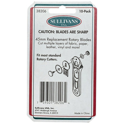 Quilter's Choice Rotary Cutter Blades 45mm 10ct