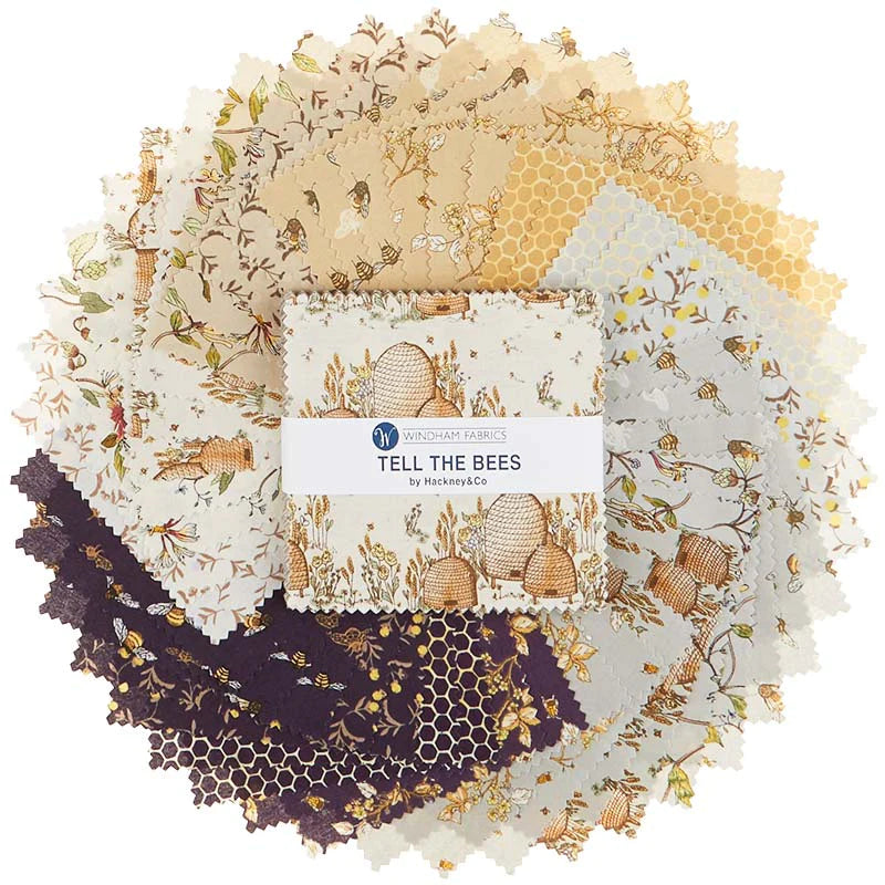 Windham Fabrics Tell The Bees Charm Pack 42pcs