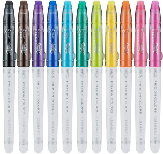 Pilot, FriXion Colors Erasable Marker Pens, Bold Point, Assorted Colors