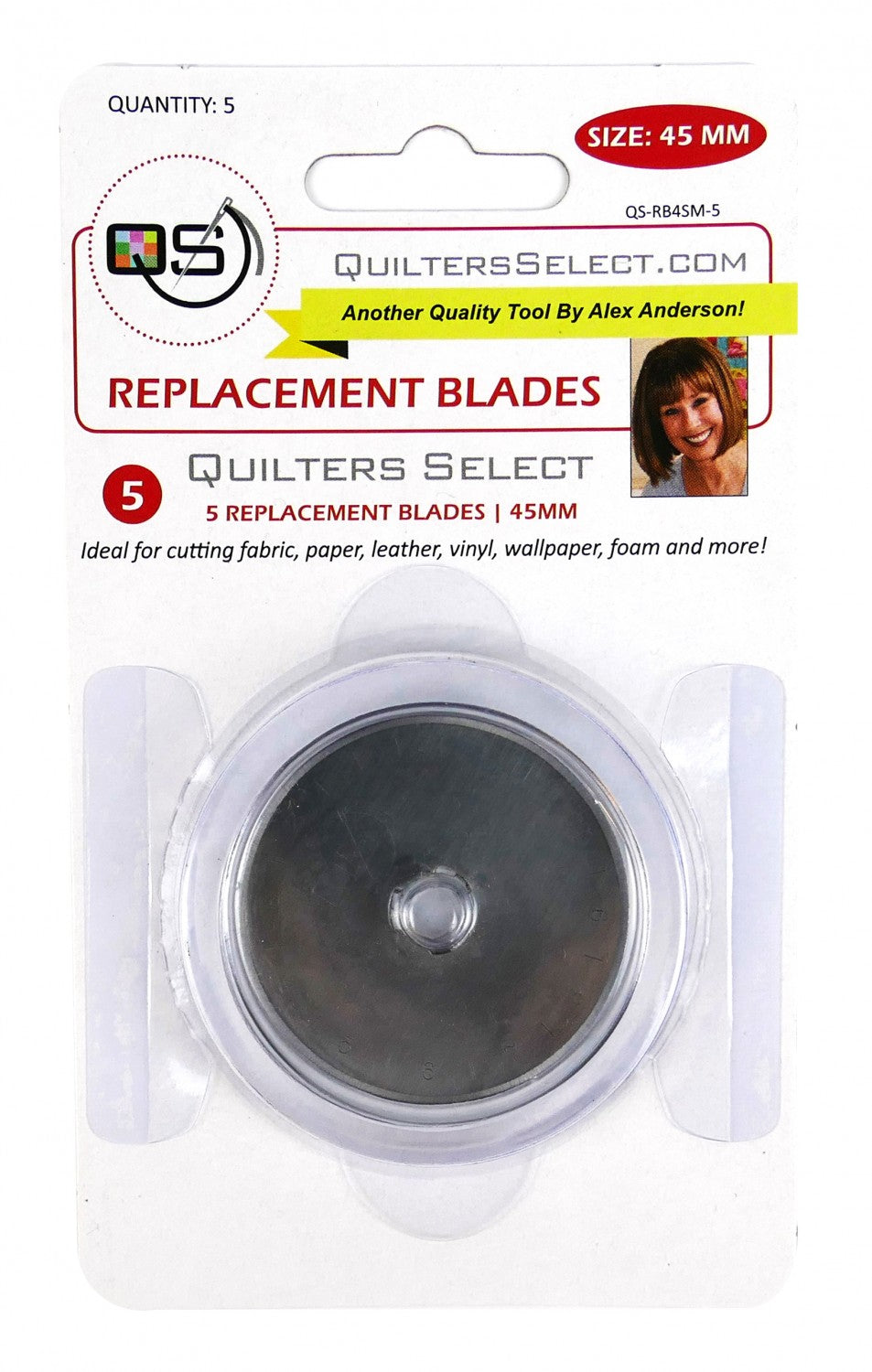 Quilters Select Rotary Blade Replacements 5pk