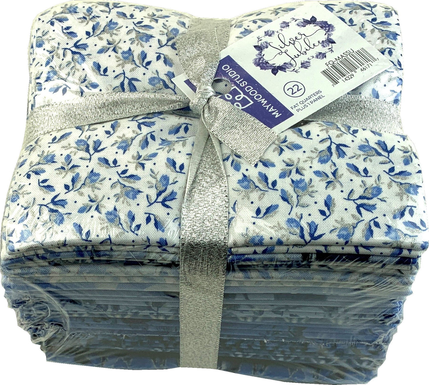 Maywood Studio Silver Jubilee Fat Quarter Bundle with Panel 22pcs