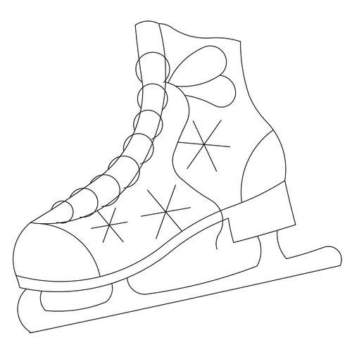 Ice skate motiff 2019